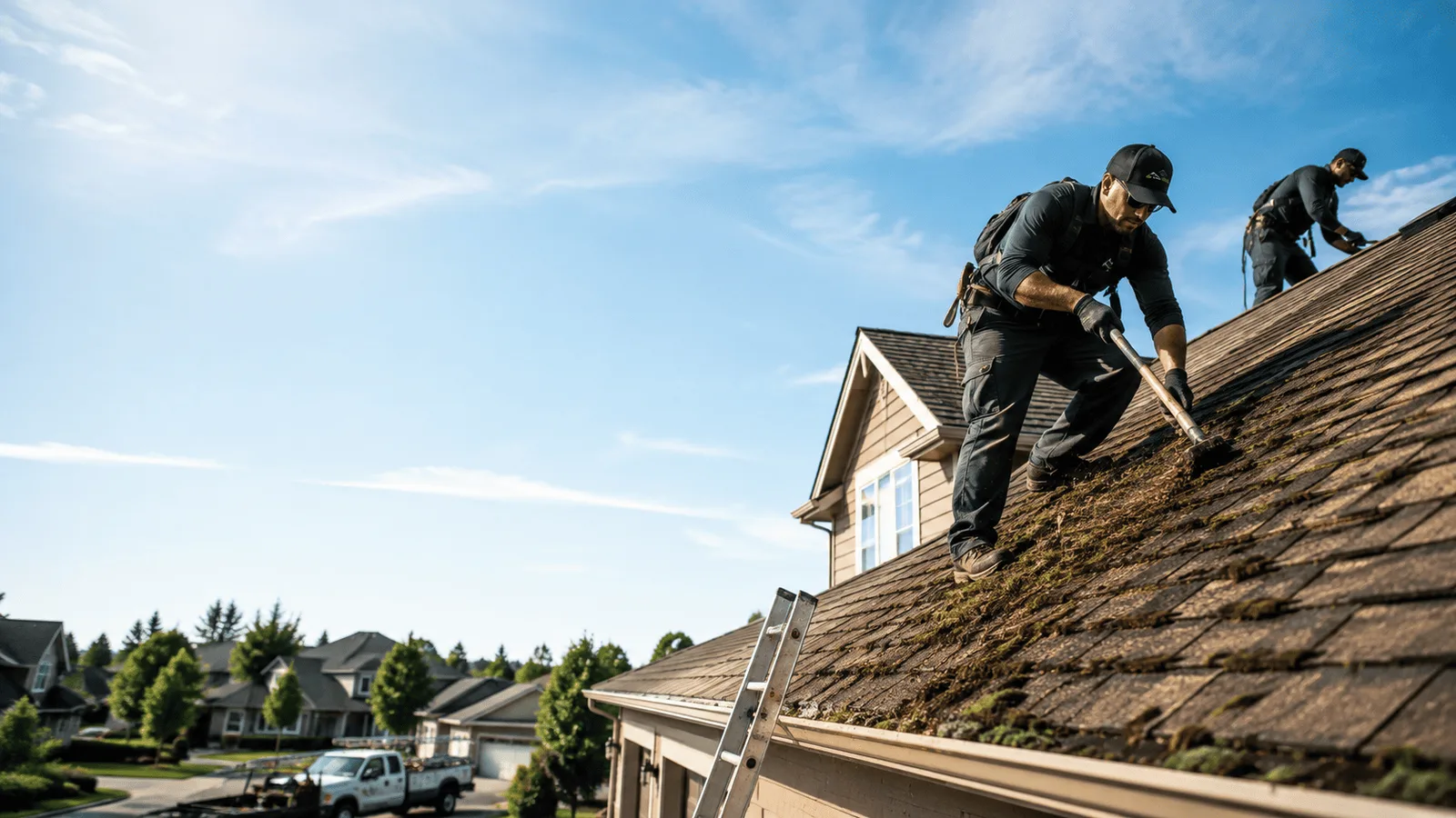 Roof Moss Removal in Rexburg, ID near me